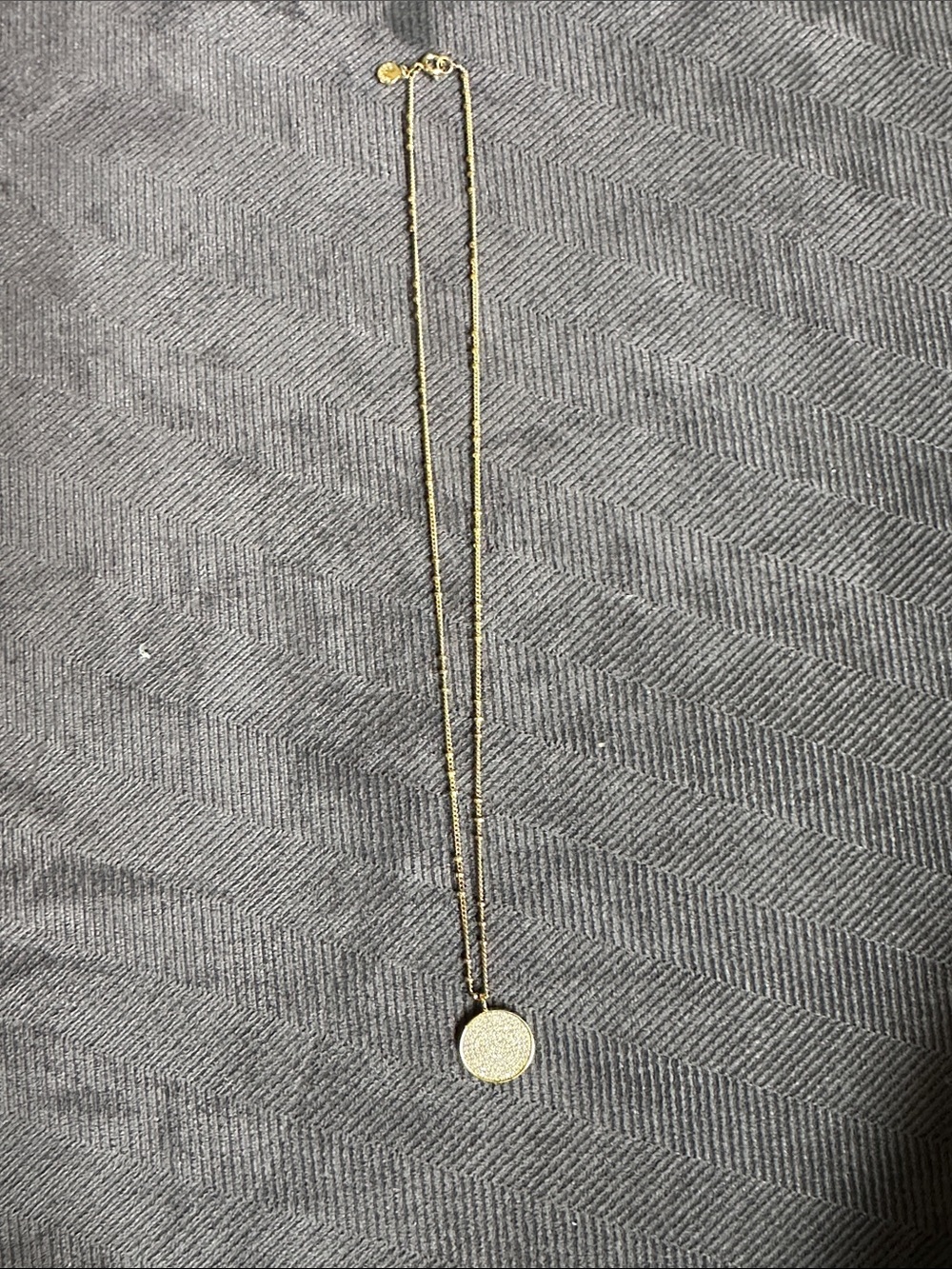 Gorjana Gold Disc Pendant Necklace -